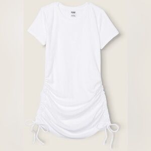 Vs pink terry ruched dress size xl